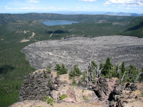 The Big Obsidian Flow, and East Lake